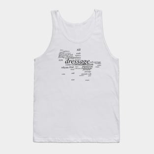 Equestrian Dictionary - Dressage (light) Tank Top